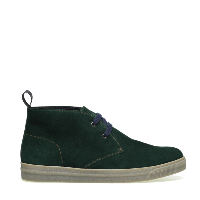 Two-hole desert boots with eco-sustainable sole | Frau Shoes | Official Online Shop