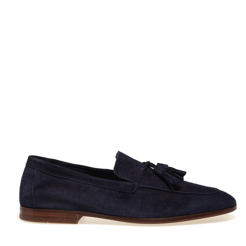 Suede loafers with tassel detail - Loafers | Frau Shoes | Official Online Shop