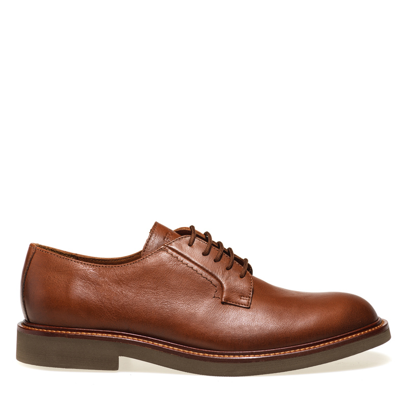 Leather Derby shoes with EVA sole | Frau Shoes | Official Online Shop