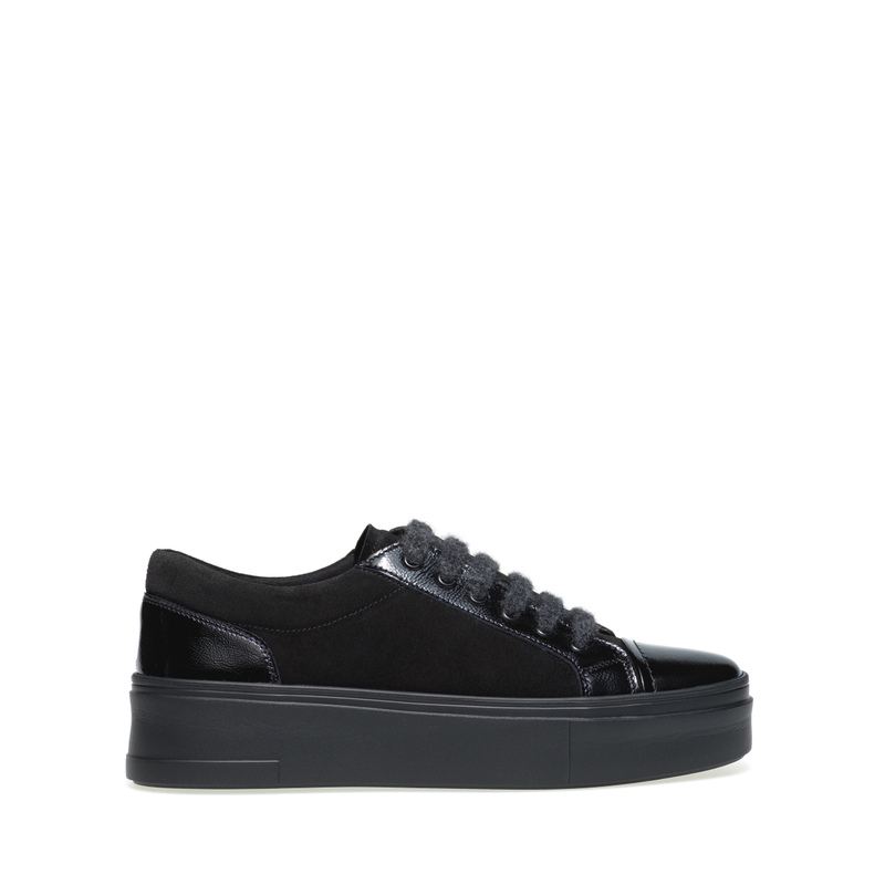 Sneakers with patent leather inserts | Frau Shoes | Official Online Shop