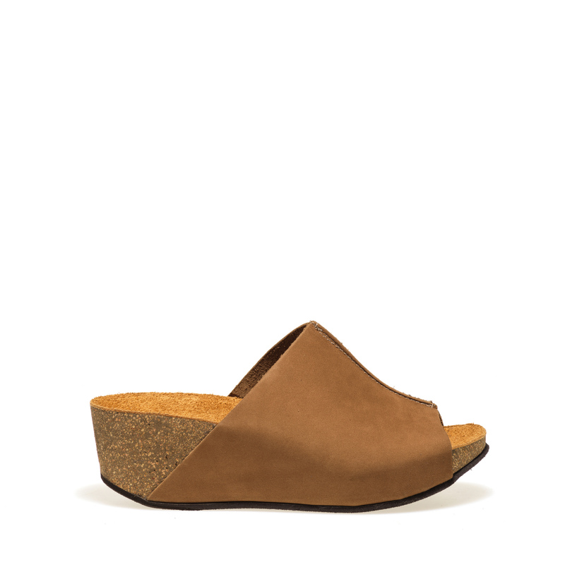 Ciabattone a fascia in nabuk | Frau Shoes | Official Online Shop