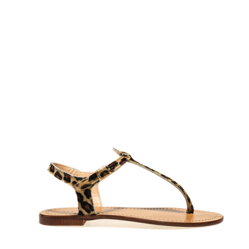 Animal-print Positano thong sandals | Frau Shoes | Official Online Shop
