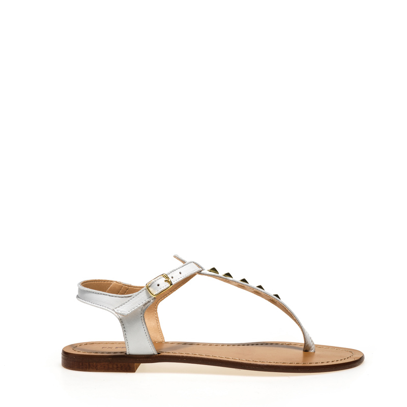 Sandalo infradito in pelle con borchie | Frau Shoes | Official Online Shop