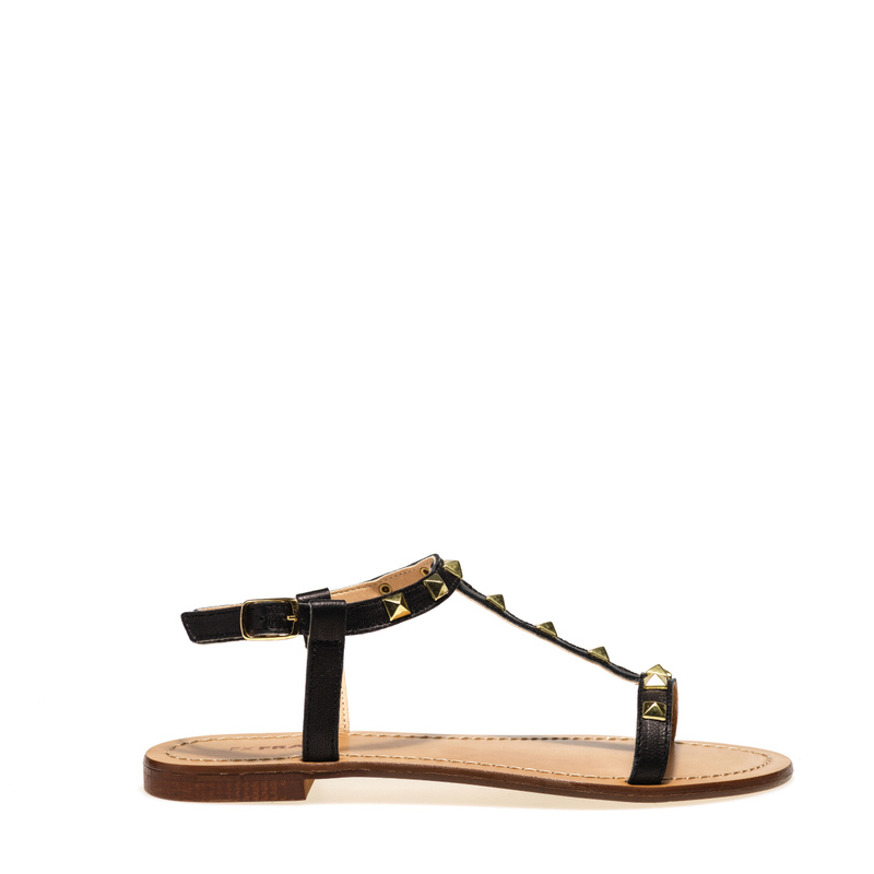Sandalo positano a T con borchie | Frau Shoes | Official Online Shop