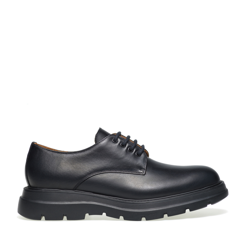 Leather Derby shoes with grip-fast sole | Frau Shoes | Official Online Shop