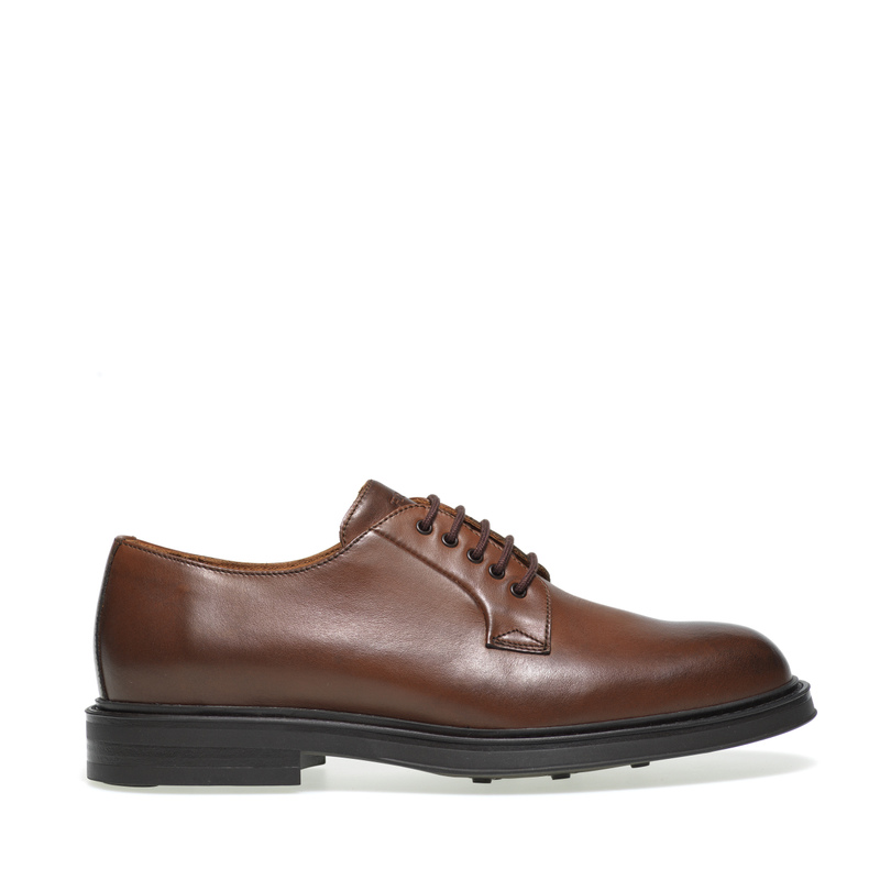 Dandy-feel leather Derby shoes | Frau Shoes | Official Online Shop