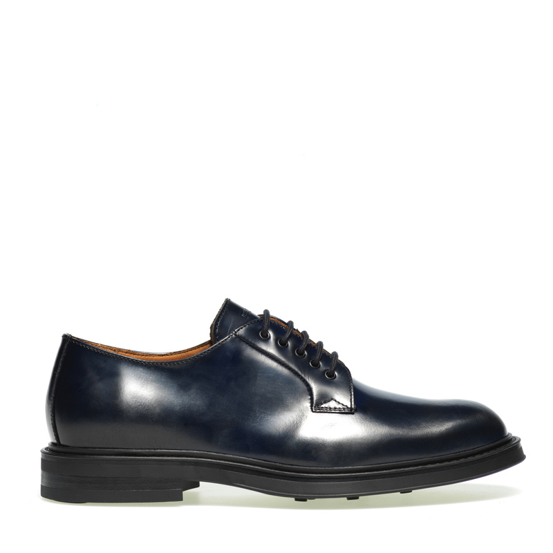 Dandy-feel semi-glossy leather Derby shoes - F / W 2022 | Man's Collection | Frau Shoes | Official Online Shop