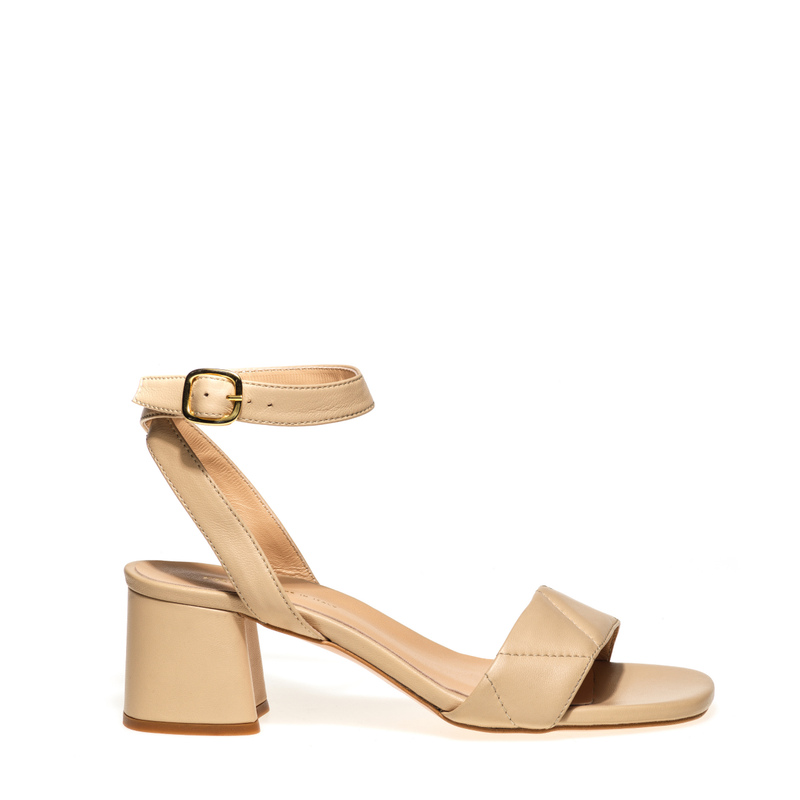 Sandale aus Matelassé-Leder | Frau Shoes | Official Online Shop