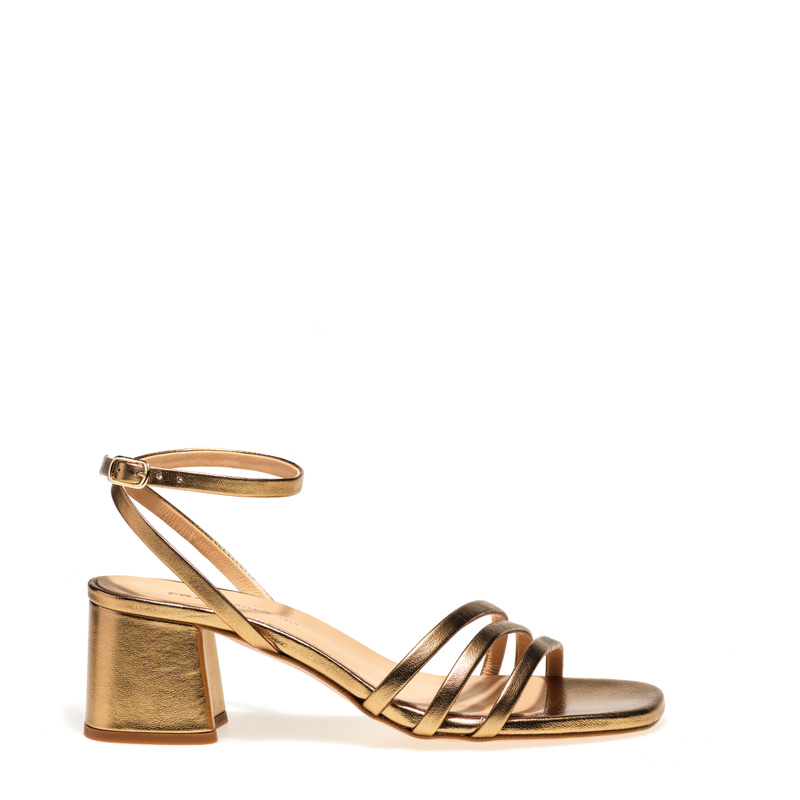 Elegant foiled leather sandals | Frau Shoes | Official Online Shop