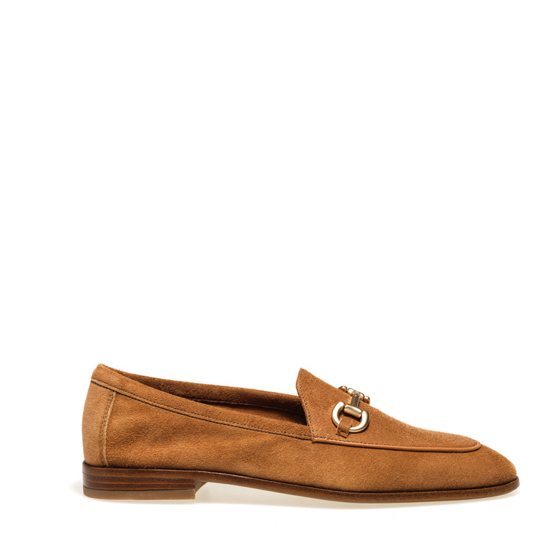 Suede loafers with clasp detail - Loafers and Lace-up | Frau Shoes | Official Online Shop