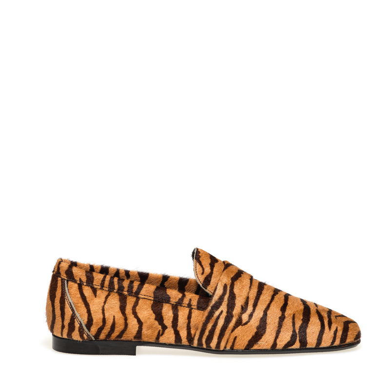 Animal-print square-toe loafers - Animalier lover | Frau Shoes | Official Online Shop