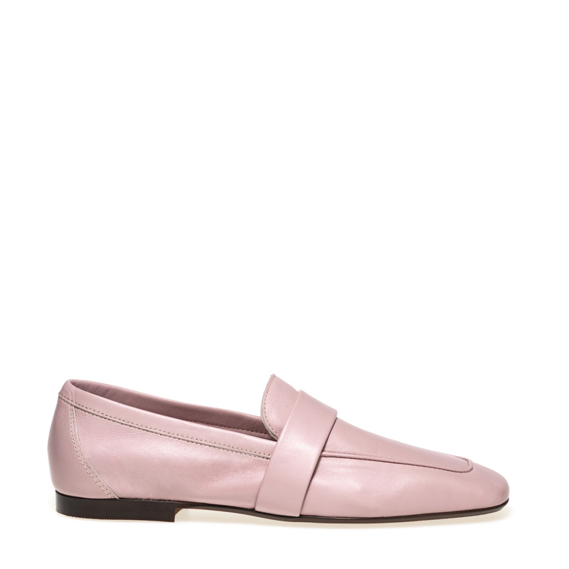 Leather square-toe loafers - Pastel & Pop colors | Frau Shoes | Official Online Shop