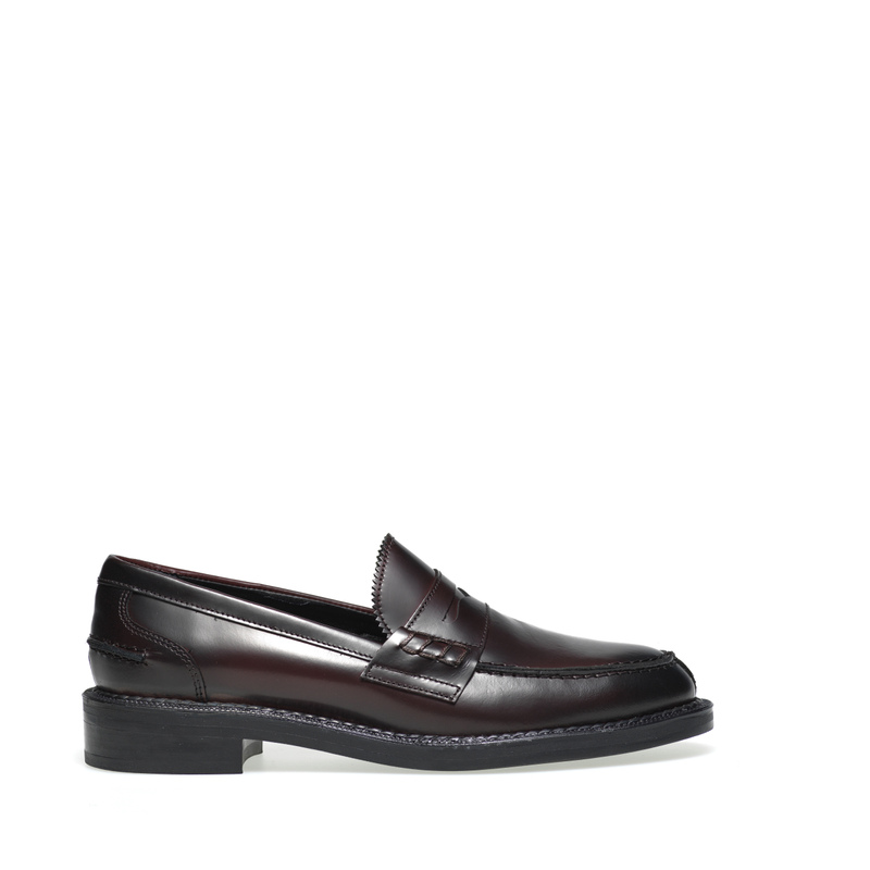 Semi-glossy leather loafers | Frau Shoes | Official Online Shop