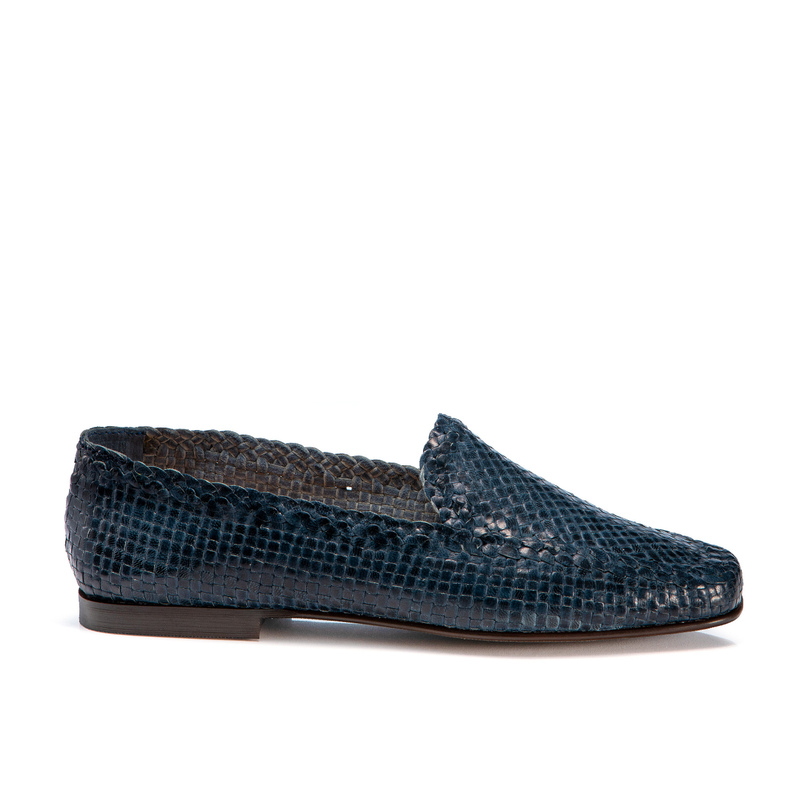Woven leather loafers - Loafers and Sabot | Frau Shoes | Official Online Shop