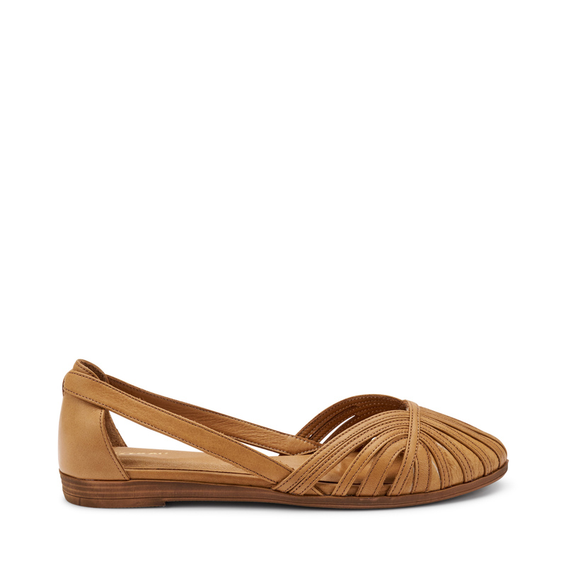 Ballerinas im Römerstil aus Leder | Frau Shoes | Official Online Shop