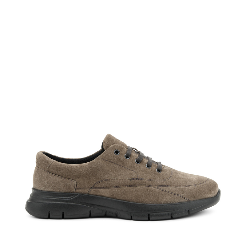 Suede sneakers with decorative top-stitching - Sneakers | Frau Shoes | Official Online Shop