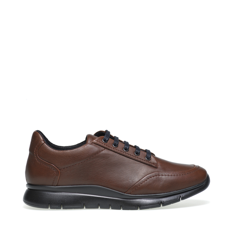 Urban leather flex sneakers with apron toe - Sneakers | Frau Shoes | Official Online Shop