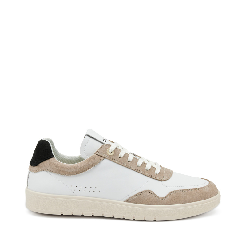 Leather sneakers with suede inserts | Frau Shoes | Official Online Shop