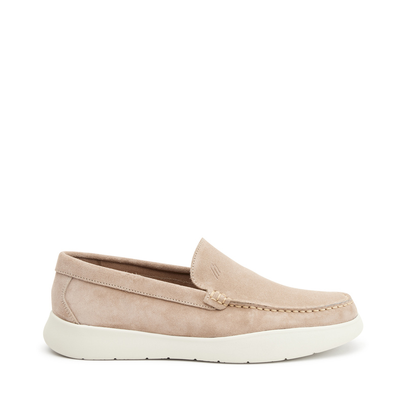 Slip-on casual in pelle scamosciata - Color Block | Frau Shoes | Official Online Shop