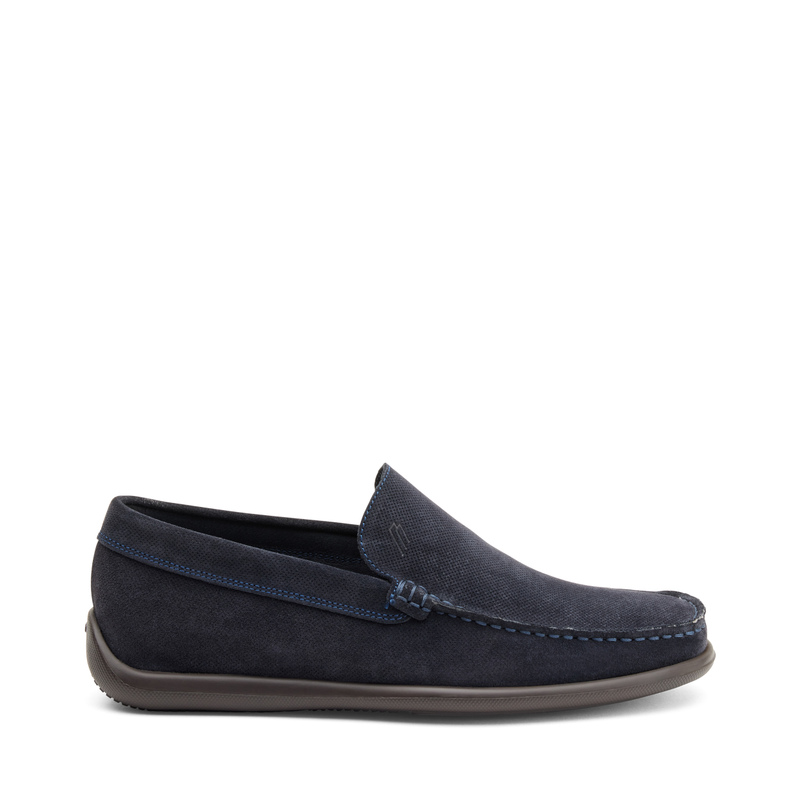 Perforated suede slip-ons | Frau Shoes | Official Online Shop
