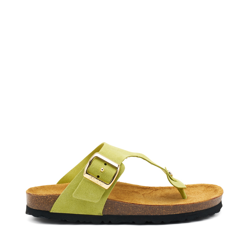 Suede thong sandals - Woman | Frau Shoes | Official Online Shop