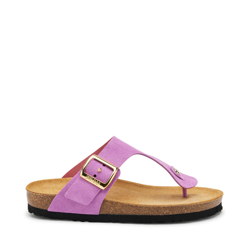 Suede thong sandals - Woman | Frau Shoes | Official Online Shop