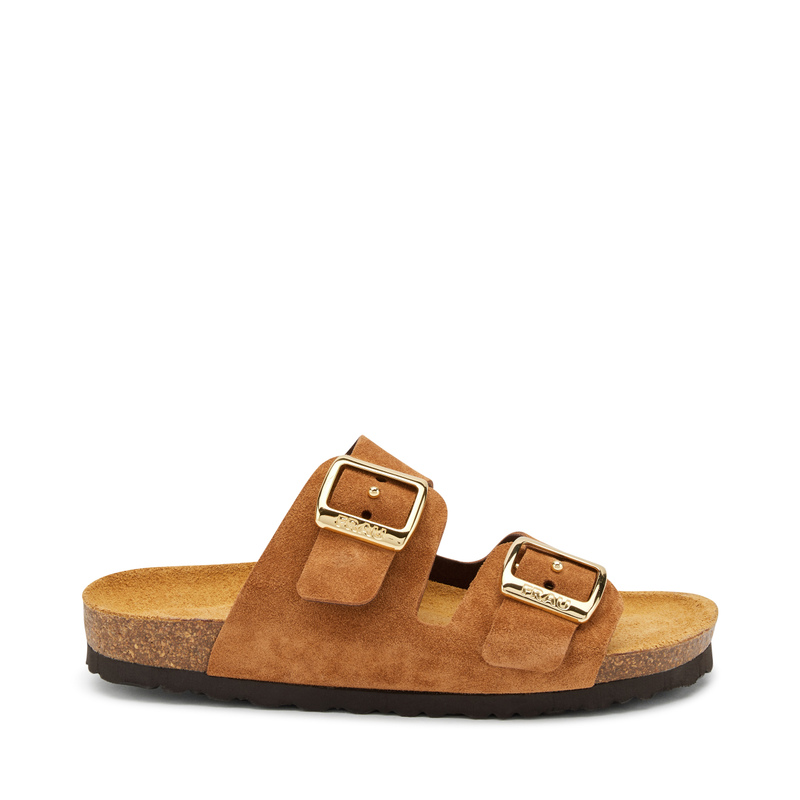 Suede double-strap sliders - Summer Vibes | Frau Shoes | Official Online Shop