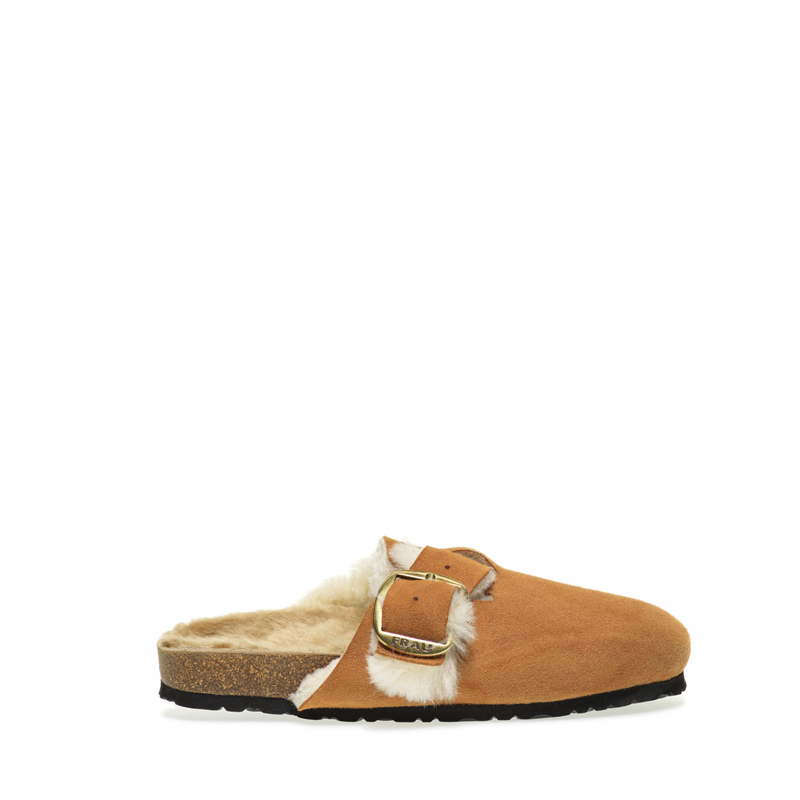 Warm sheepskin mules - Slippers & Sabot | Frau Shoes | Official Online Shop
