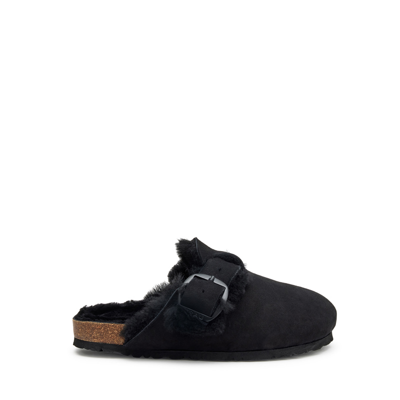 Warm sheepskin mules - Slippers & Sabot | Frau Shoes | Official Online Shop