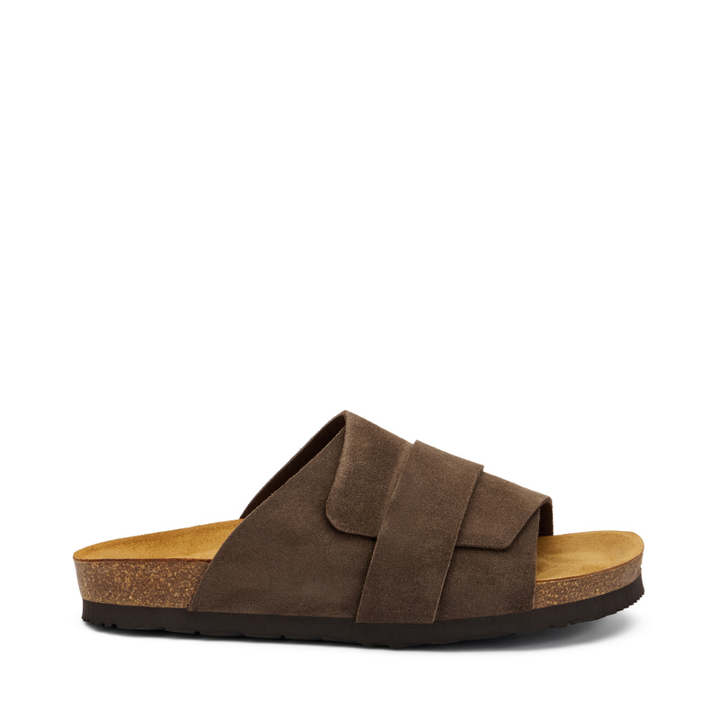 Suede wide-strap sliders - Summer Vibes | Frau Shoes | Official Online Shop