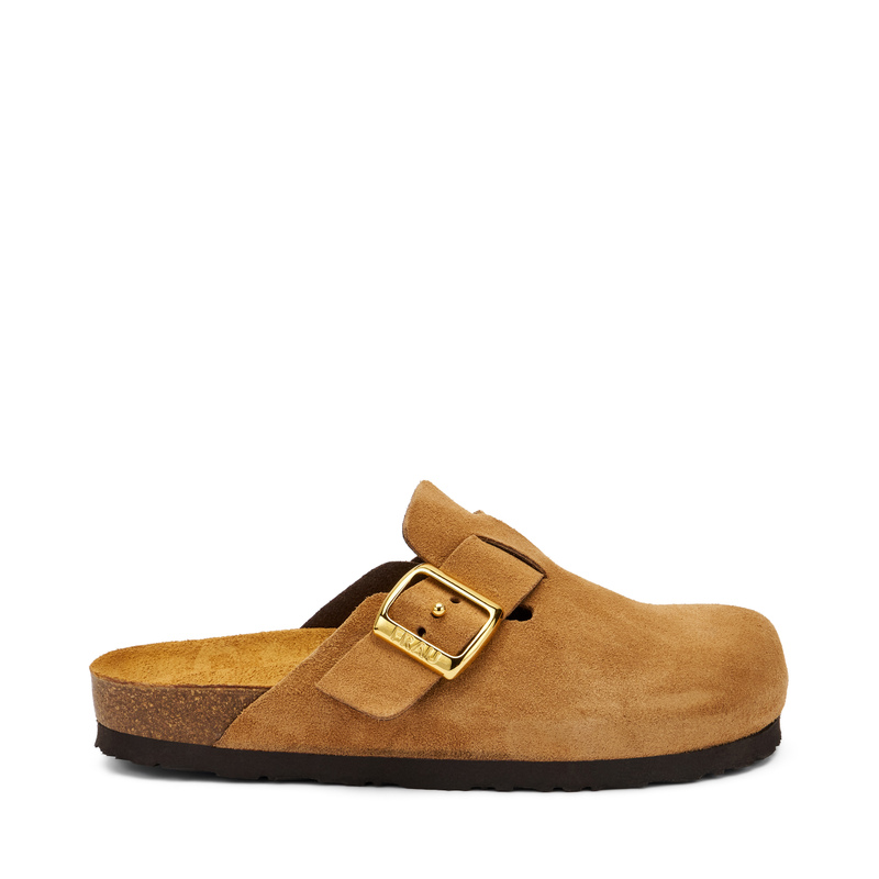 Sabot aus Veloursleder | Frau Shoes | Official Online Shop