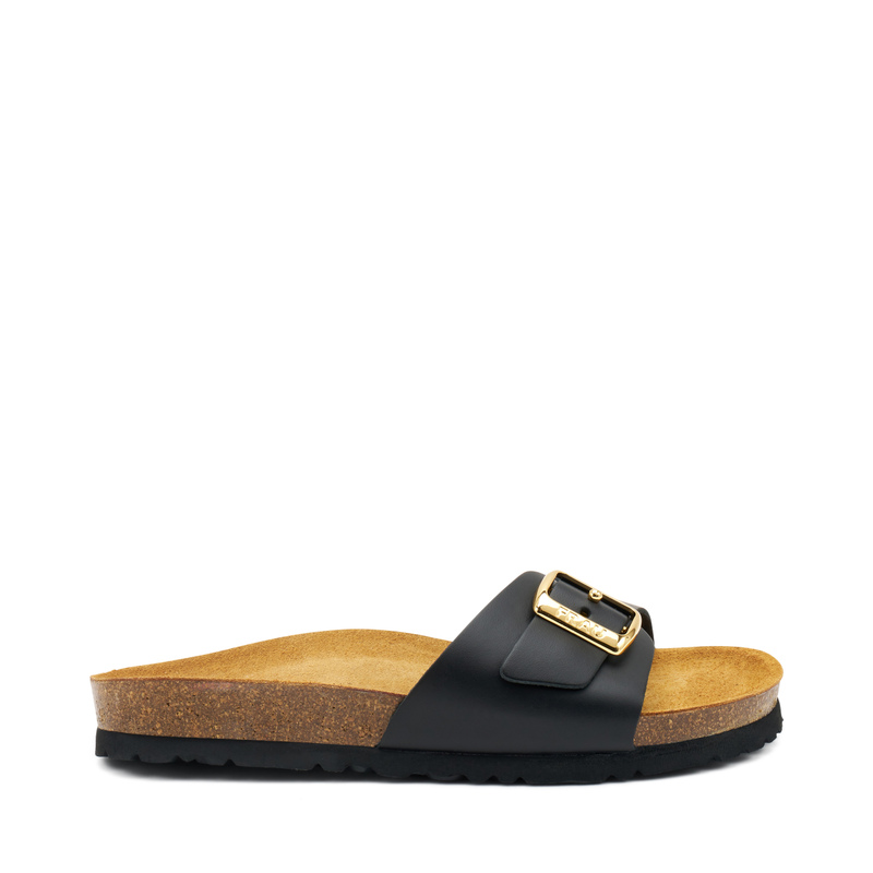 Leather strap sliders - Slippers | Frau Shoes | Official Online Shop