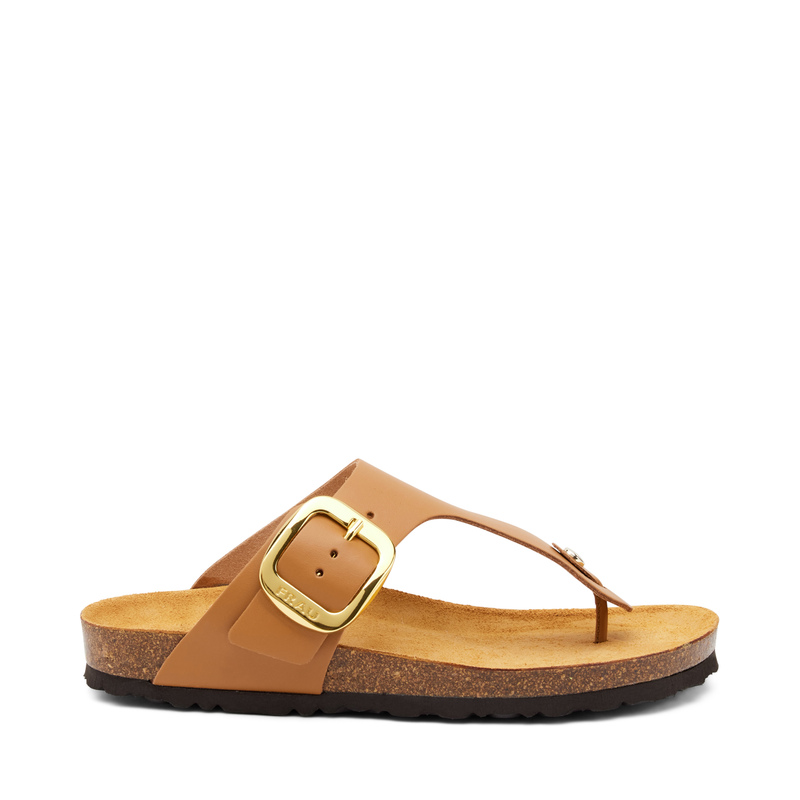 Leather thong sandals - Slippers & Sabot | Frau Shoes | Official Online Shop