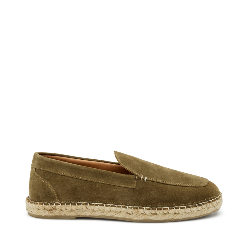 Suede espadrilles with stitching - Slip on | Frau Shoes | Official Online Shop