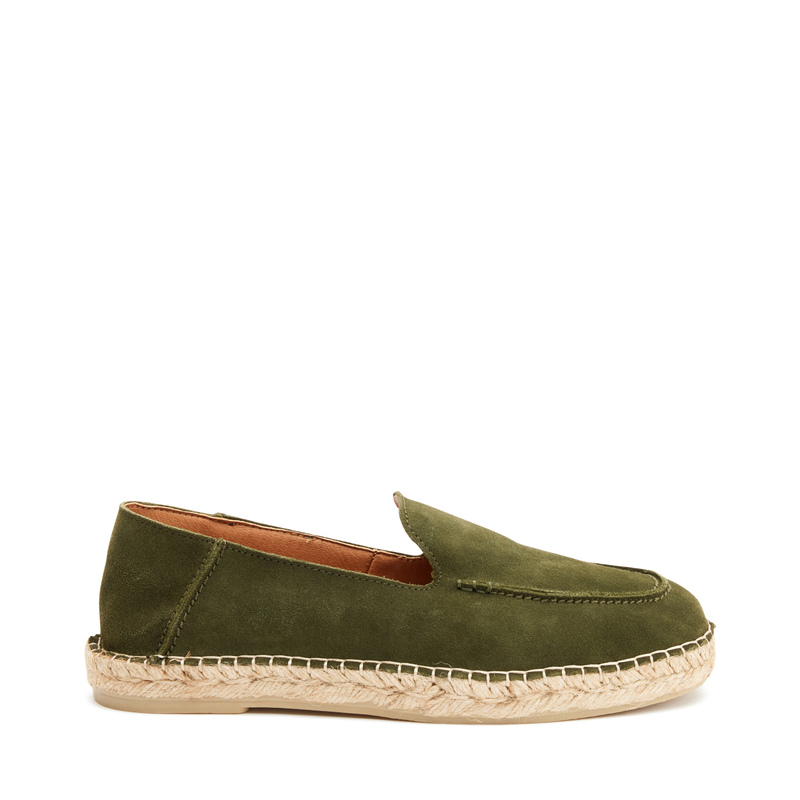 Suede espadrilles with stitching | Frau Shoes | Official Online Shop