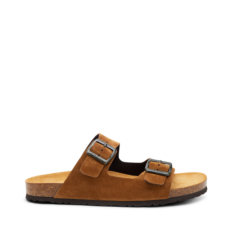 Suede double-strap sliders - Sandals | Frau Shoes | Official Online Shop