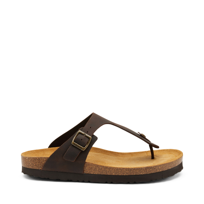 Nubuck thong sandals - Sandals | Frau Shoes | Official Online Shop