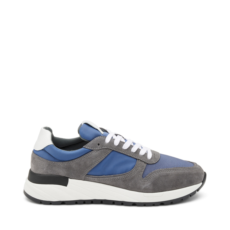 Suede and fabric sneakers - Color Block | Frau Shoes | Official Online Shop