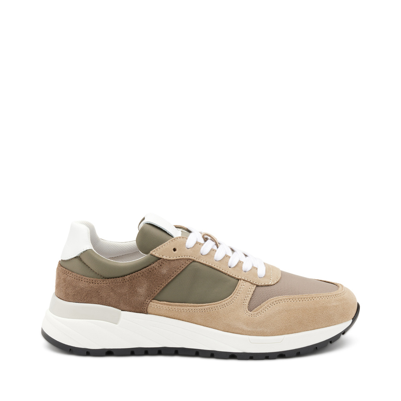 Suede and fabric sneakers - Sneakers | Frau Shoes | Official Online Shop