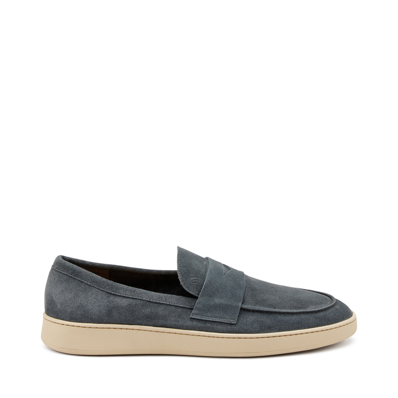 Suede slip-ons - Denim Trend | Frau Shoes | Official Online Shop
