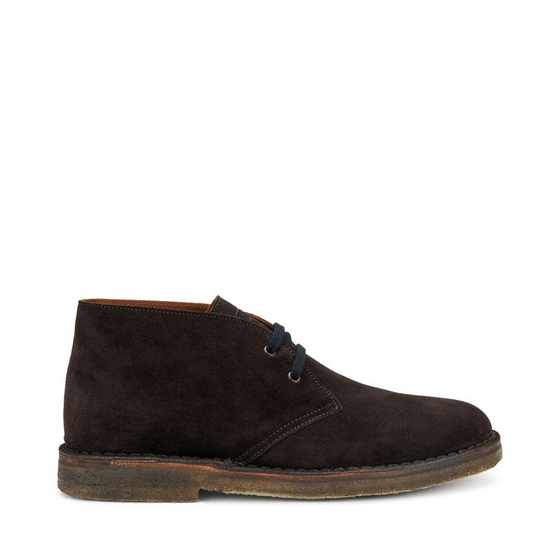 Suede desert boots with crepe sole - Ankle Boots | Frau Shoes | Official Online Shop