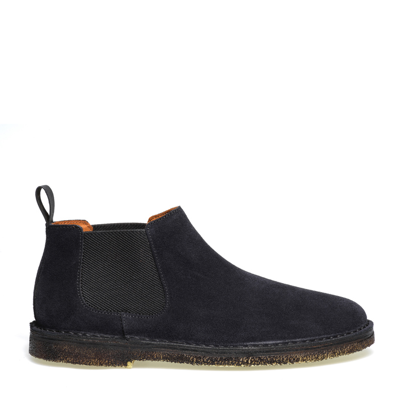 Suede Chelsea boots with crepe sole - British mood | Frau Shoes | Official Online Shop
