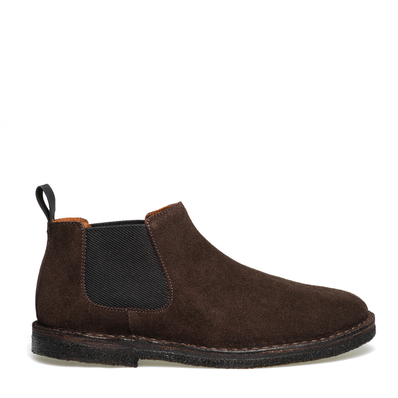 Suede Chelsea boots with crepe sole - British mood | Frau Shoes | Official Online Shop