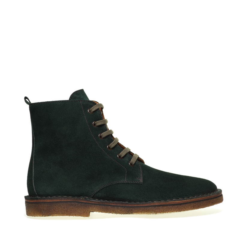 Suede ankle boots with crepe sole - Sporty Selection | Frau Shoes | Official Online Shop