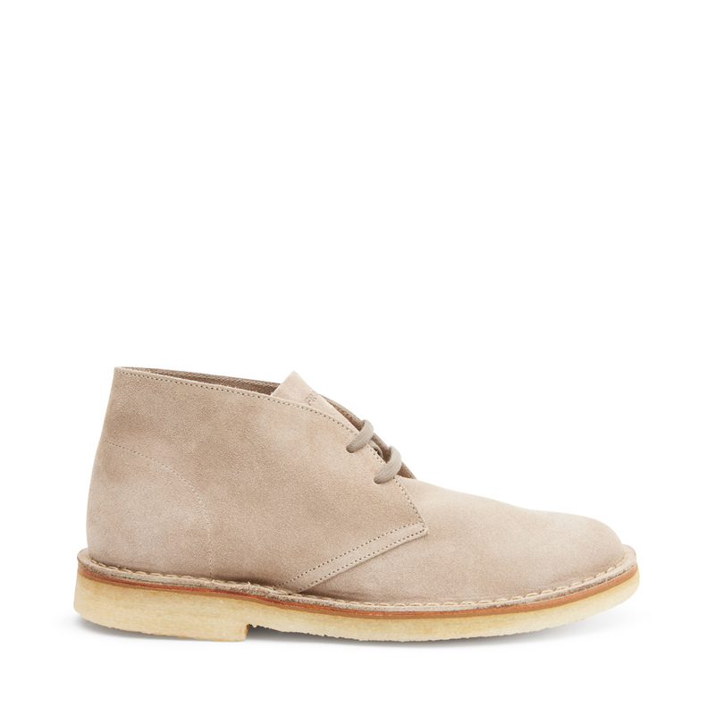 Desert boot in pelle scamosciata - Color Block | Frau Shoes | Official Online Shop