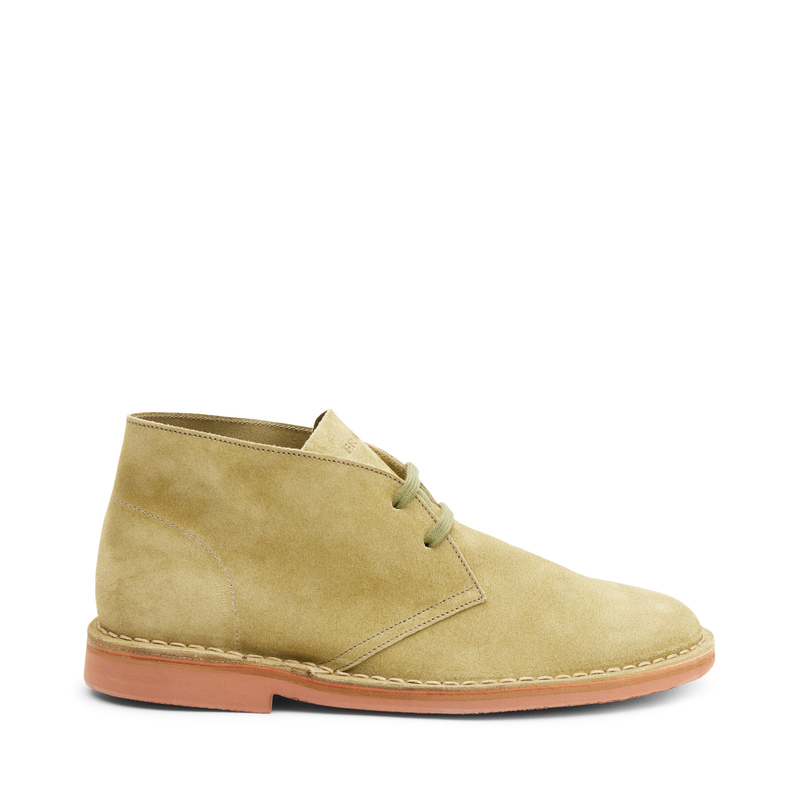 Suede desert boots with EVA sole - Color Block | Frau Shoes | Official Online Shop