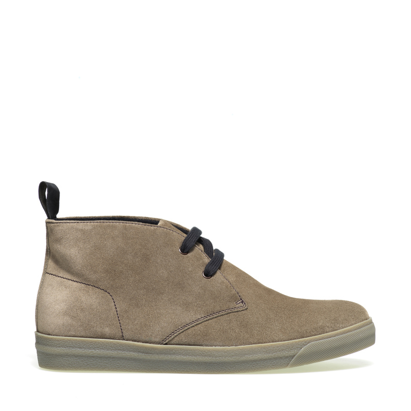 Two-hole desert boots with eco-sustainable sole - ECO UOMO | Frau Shoes | Official Online Shop