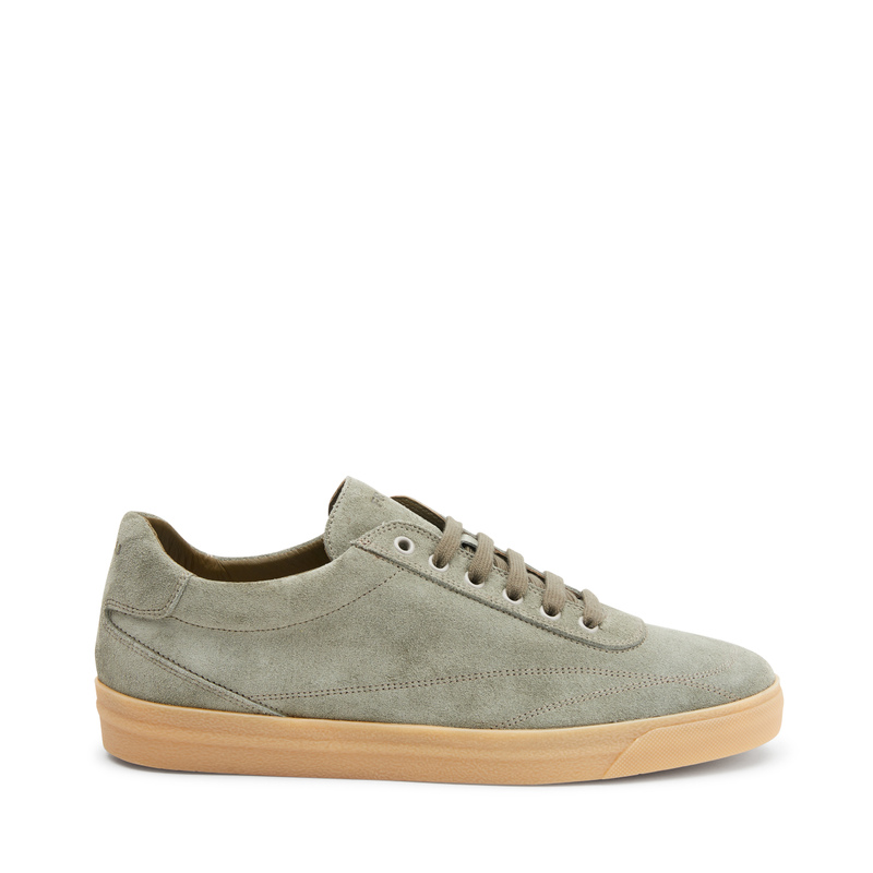 Eco-sustainable suede sneakers - Go! Zero // Eco-Green | Frau Shoes | Official Online Shop