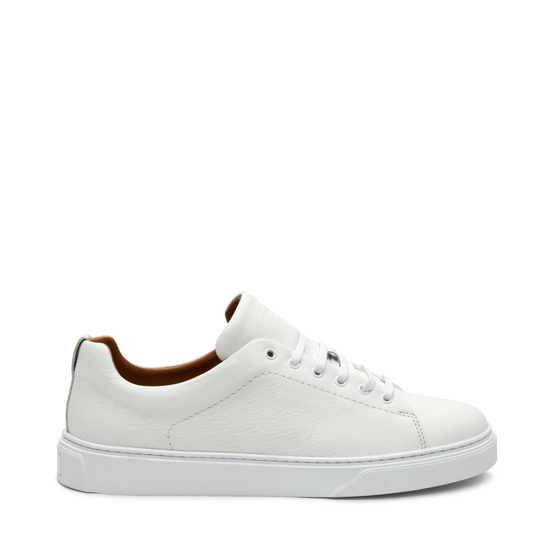 Tumbled leather sneakers - White Winter | Frau Shoes | Official Online Shop