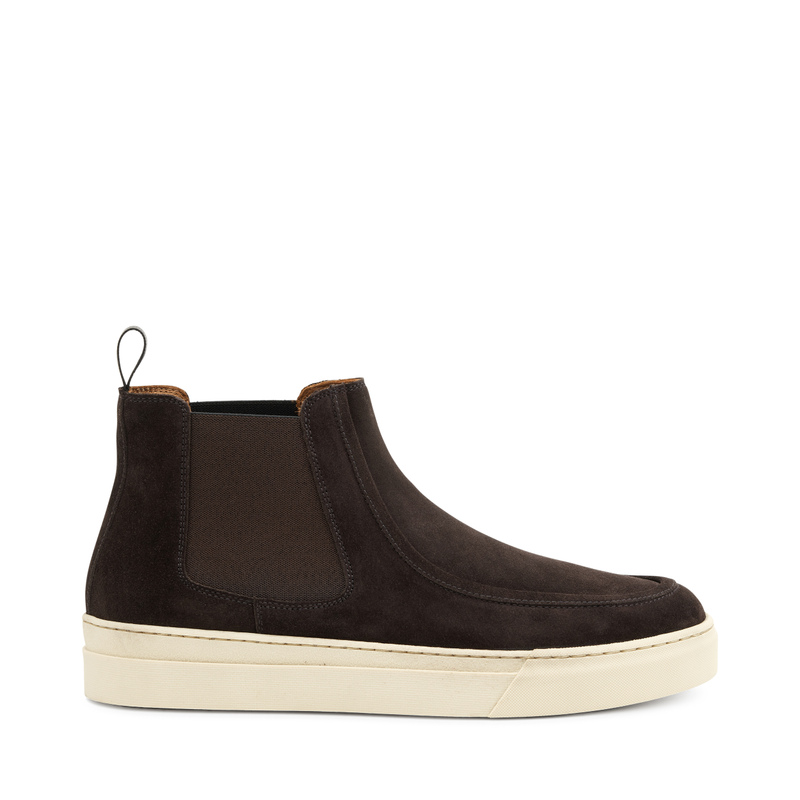 Suede Chelsea boots with apron toe - Sporty Selection | Frau Shoes | Official Online Shop